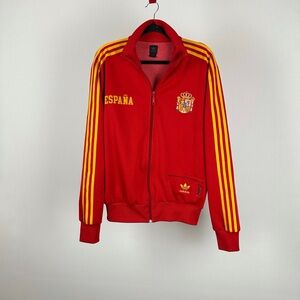 Vintage Adidas Originals Spain Football Jacket Track Top World Cup Size L